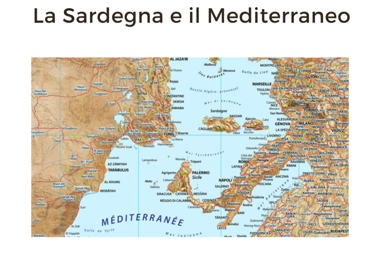 Copertina "La Sardegna e il Mediterraneo"