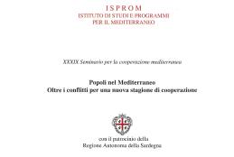 XXXIX Seminario per la cooperazione mediterranea