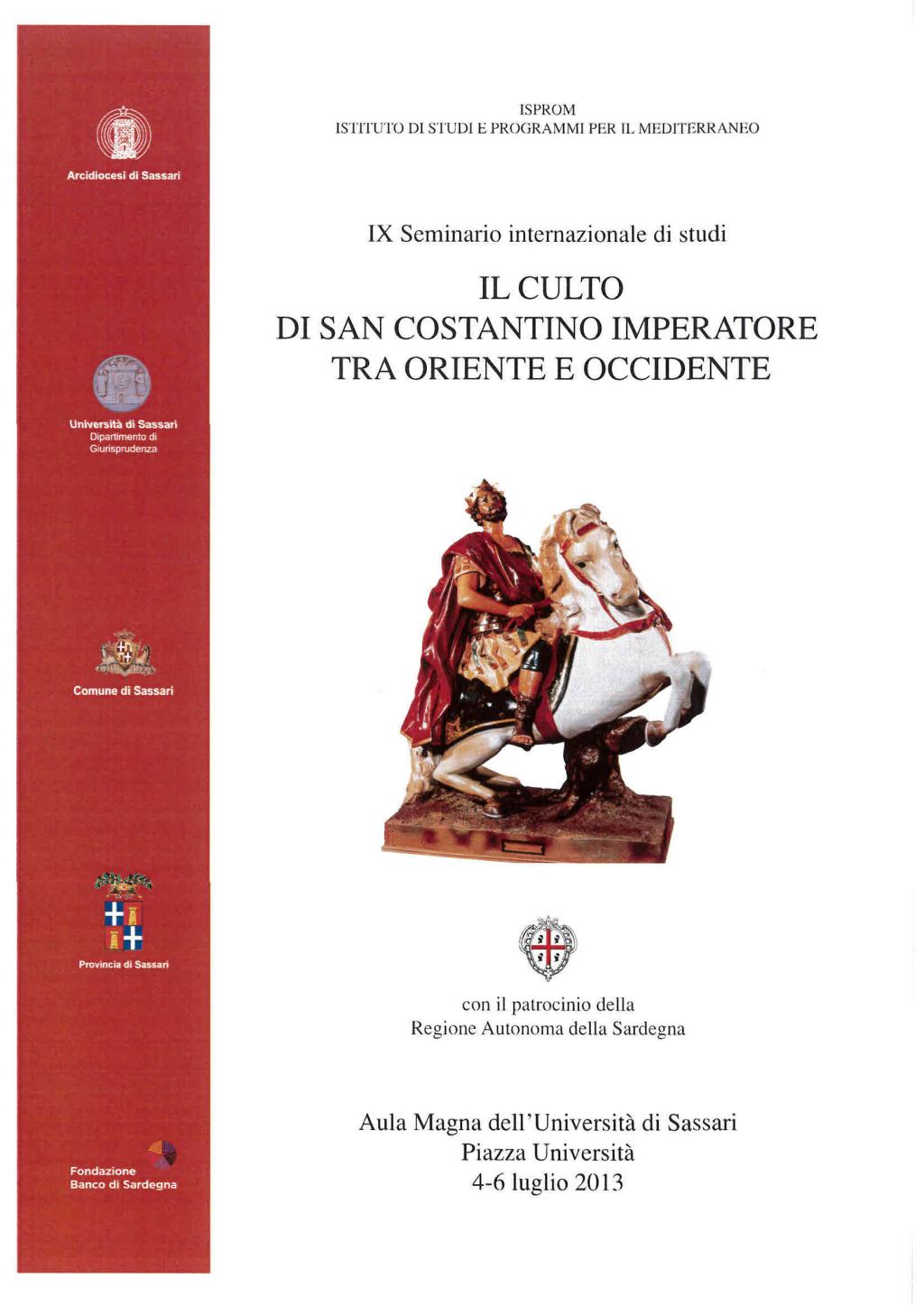 IX Seminario interazionale di studi
